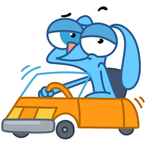 🚕 Стикер «Роберт» для Telegram