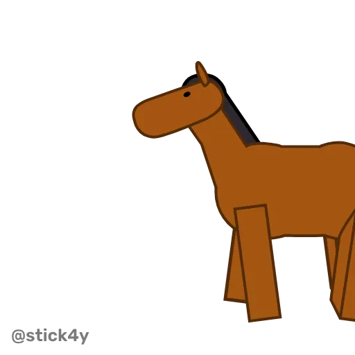 🐴 Стикер «Роблокс» для Telegram