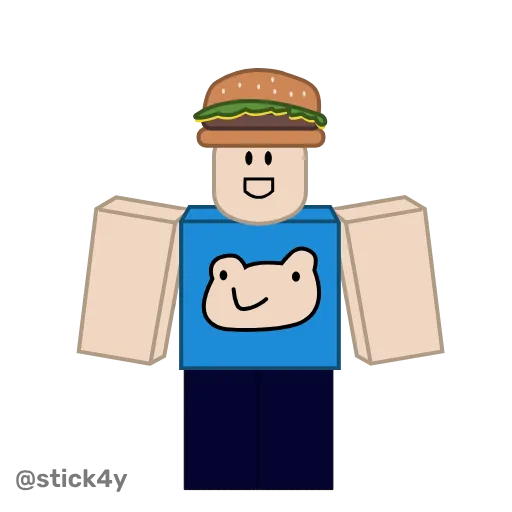 🍔 Стикер «Роблокс» для Telegram