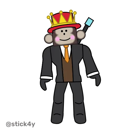 🐵 Стикер «Роблокс» для Telegram