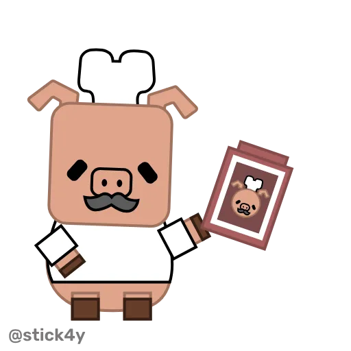 🐽 Стикер «Роблокс» для Telegram