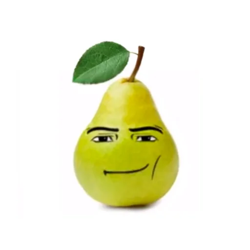 🍐 Стикер «Забавные фрукты» для Telegram