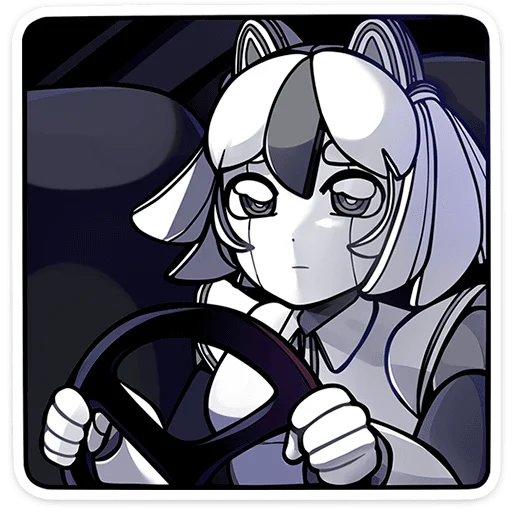 🚗 Стикер «Робочи» для Telegram