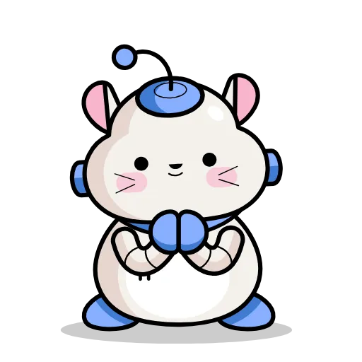 🙏 Стикер «Robo Nelly» для Telegram