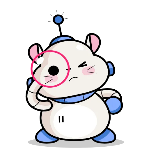🧐 Стикер «Robo Nelly» для Telegram