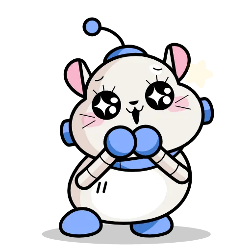🥺 Стикер «Robo Nelly» для Telegram