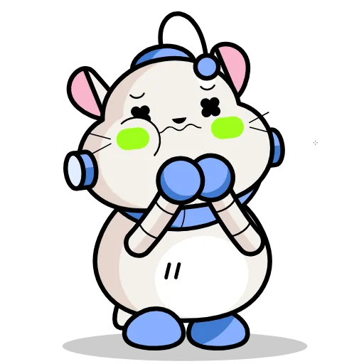 🤢 Стикер «Robo Nelly» для Telegram