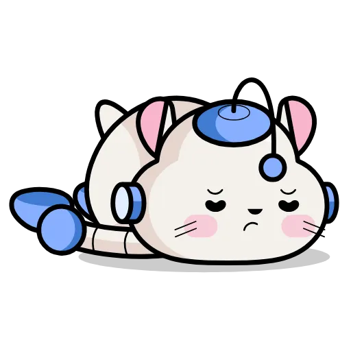🥱 Стикер «Robo Nelly» для Telegram