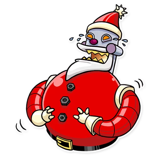 Стикерпак Robo Santa для Telegram