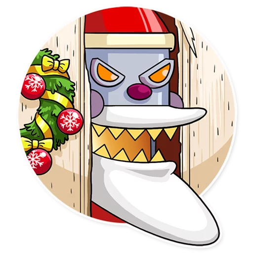 👀 Стикер «Robo Santa» для Telegram