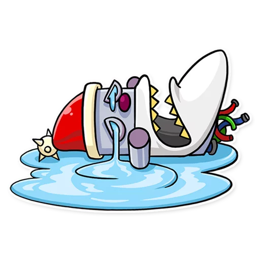 😭 Стикер «Robo Santa» для Telegram