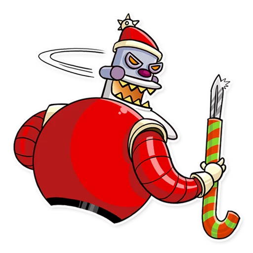 💀 Стикер «Robo Santa» для Telegram