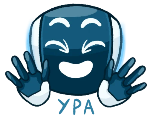 🤗 Стикер «Robot Platon» для Telegram