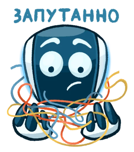 😐 Стикер «Robot Platon» для Telegram