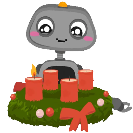 🎄 Стикер «RoboTX for» для Telegram