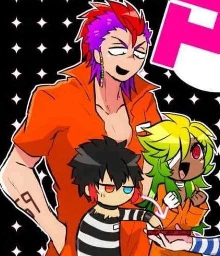 💜 Стикер «Nanbaka» для Telegram