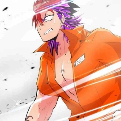 💜 Стикер «Nanbaka» для Telegram