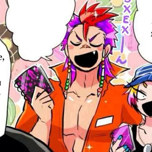💜 Стикер «Nanbaka» для Telegram