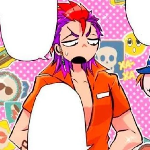 💜 Стикер «Nanbaka» для Telegram