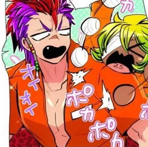 💜 Стикер «Nanbaka» для Telegram
