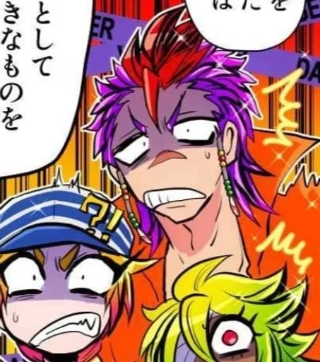 💜 Стикер «Nanbaka» для Telegram