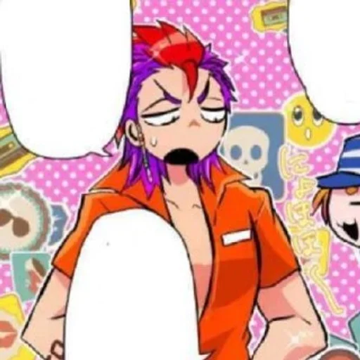 💜 Стикер «Nanbaka» для Telegram