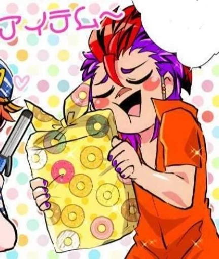 💜 Стикер «Nanbaka» для Telegram