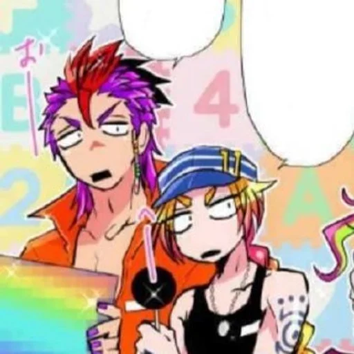 💜 Стикер «Nanbaka» для Telegram