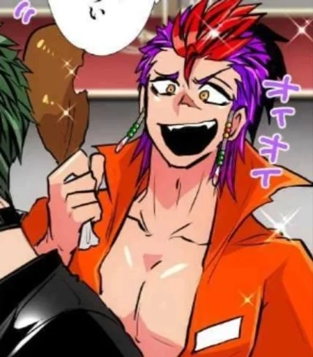 💜 Стикер «Nanbaka» для Telegram