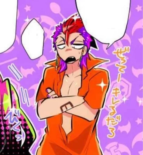 💜 Стикер «Nanbaka» для Telegram