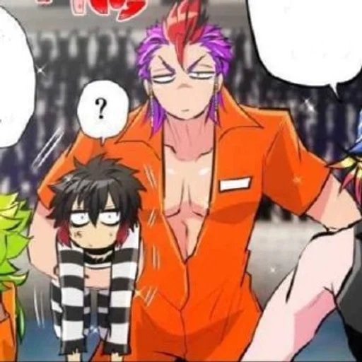 💜 Стикер «Nanbaka» для Telegram