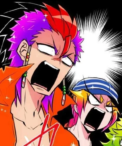 💜 Стикер «Nanbaka» для Telegram