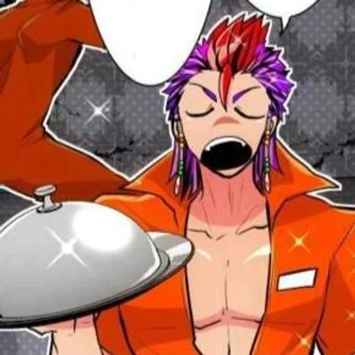 💜 Стикер «Nanbaka» для Telegram