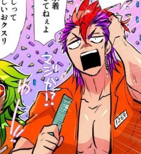 Стикерпак Nanbaka для Telegram