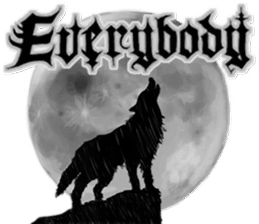 ☑ Стикер «Black Rock» для Telegram