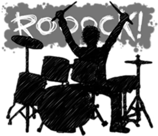 ☑ Стикер «Black Rock» для Telegram