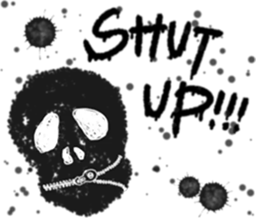 ☑ Стикер «Black Rock» для Telegram