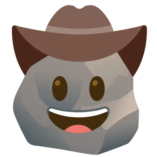🤠 Стикер «Rock (сделано likeosha)» для Telegram