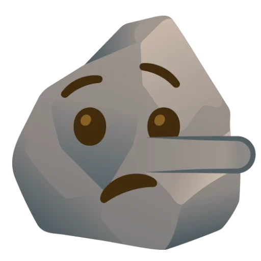 🤥 Стикер «Rock (сделано likeosha)» для Telegram