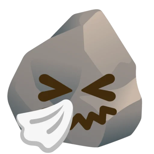 🤧 Стикер «Rock (сделано likeosha)» для Telegram