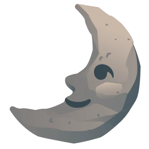 🌛 Стикер «Rock (сделано likeosha)» для Telegram