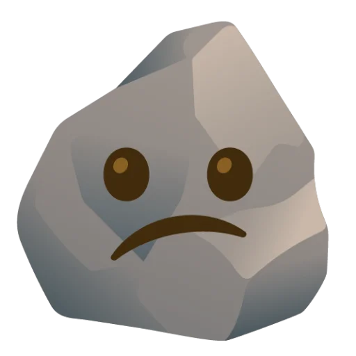 🫤 Стикер «Rock (сделано likeosha)» для Telegram