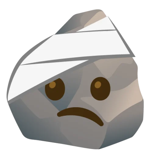 🤕 Стикер «Rock (сделано likeosha)» для Telegram