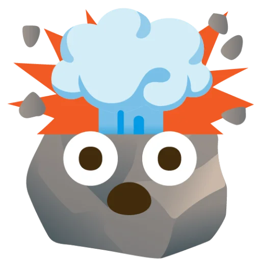 🤯 Стикер «Rock (сделано likeosha)» для Telegram