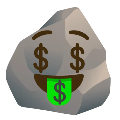🤑 Стикер «Rock (сделано likeosha)» для Telegram