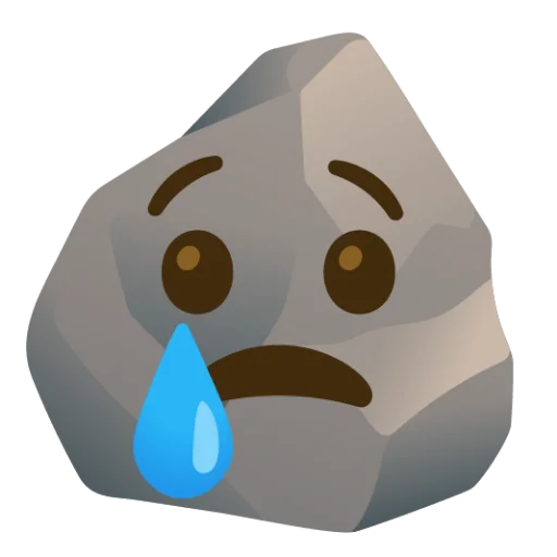 😢 Стикер «Rock (сделано likeosha)» для Telegram