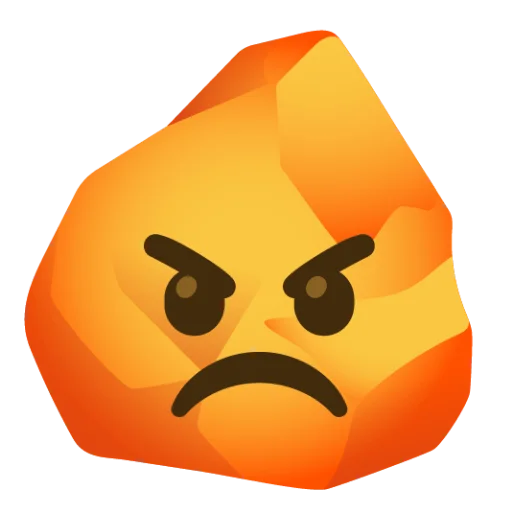 😡 Стикер «Rock (сделано likeosha)» для Telegram