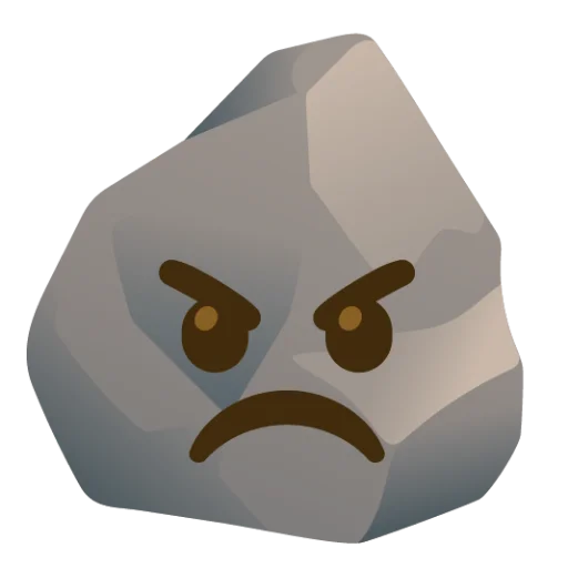 😠 Стикер «Rock (сделано likeosha)» для Telegram