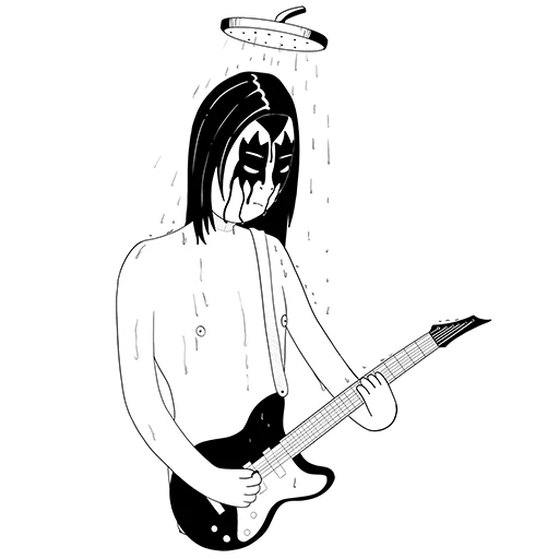 😓 Стикер «Rock&;n&;roll» для Telegram