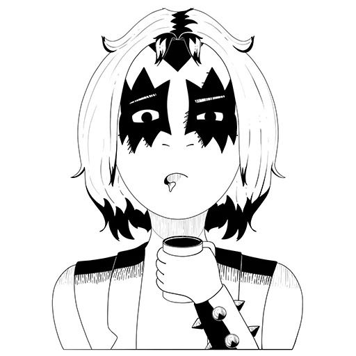 🥱 Стикер «Rock&;n&;roll» для Telegram